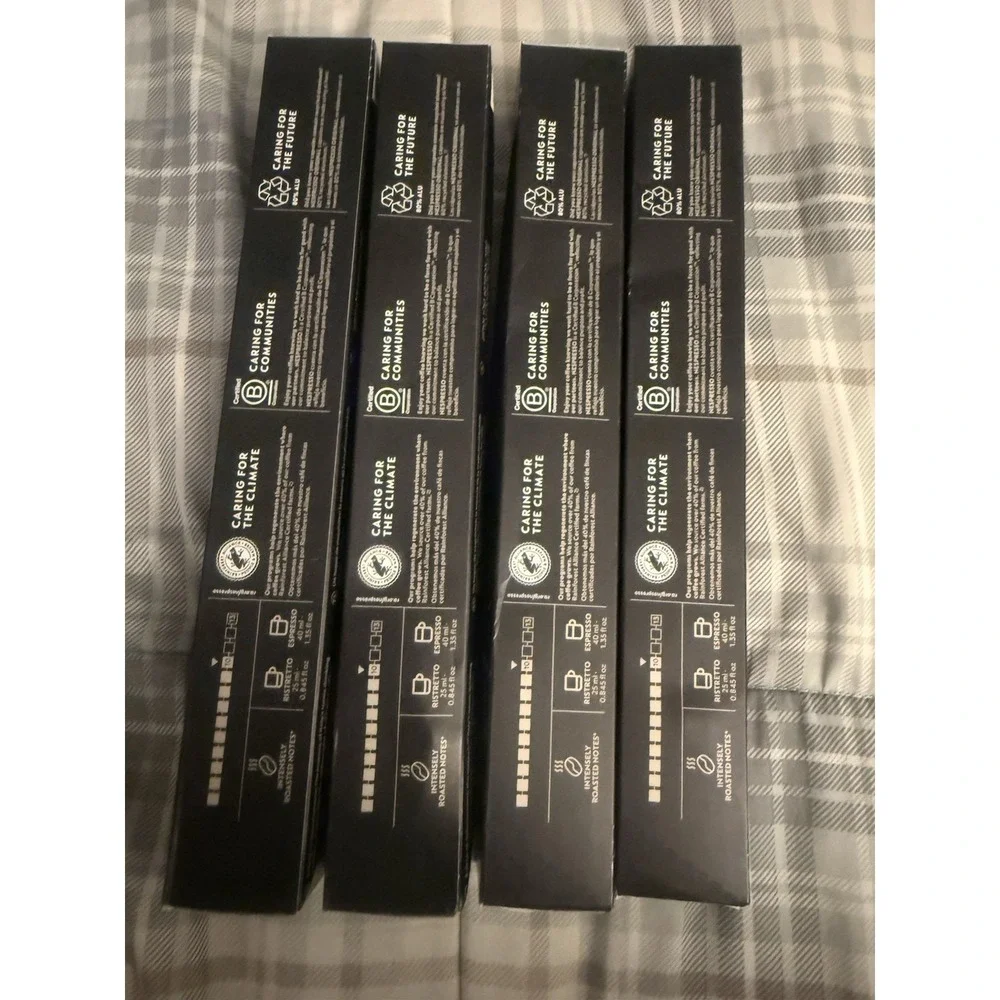 Nespresso 40 Ct Italiana Ristretto OriginalLine Coffee Pods 4 Packs of 10 NEW